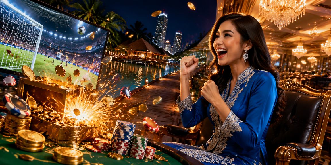 Pengguna Sabah melakukan deposit ke akaun pop99 menggunakan telefon pintar dengan pakaian tradisional